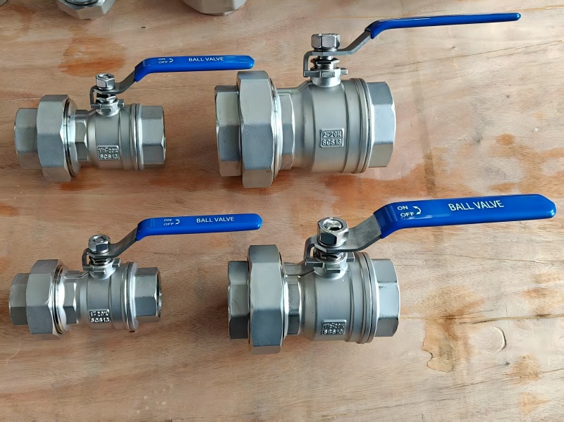 Корейский рынок эксклюзивный нержавеющая сталь 2PC Union Ball Calves с JIS/KS 10K ~ 20K