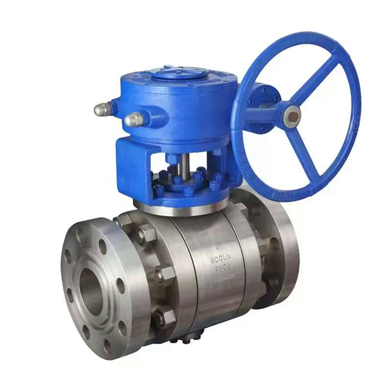 Трехсекционные фланцевые шаровые краны из кованой нержавеющей стали с цапфой