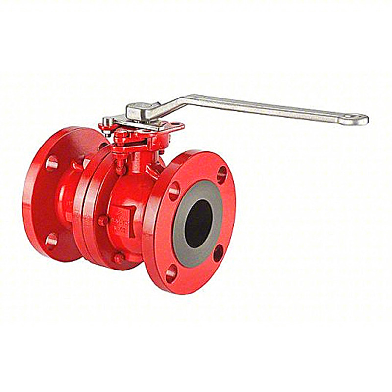 Pneumatic Actuated Stainless 2-Piece Flanged Fire Safe Ball Valve